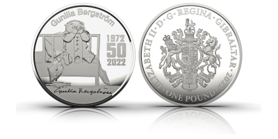 1 pound Alfons Åberg 50, Godnatt, 15,55 g, silver 
